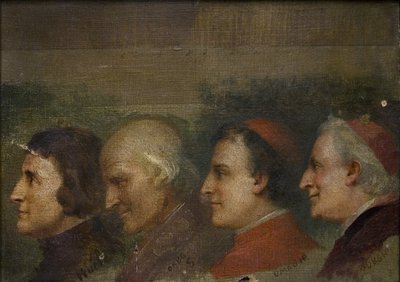 Cuatro clérigos de Jehan Georges Vibert